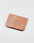 Light on Noeli Exquisitely Minimalist Leather Card Holder with Cork Interior - Handcrafted in Tartu by Noel at www.brixbailey.com