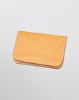 Light on Noeli Ultra-Minimalist Leather Card Holder with Cork Lining - Handcrafted in Tartu, Estonia by Noel at www.brixbailey.com