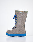 Grey Felt Winter Boots for Cold Weather Comfort