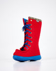 Red Wool Felt Winter Boots for Cosy Cold Days