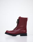 Burgundy Leather Boots for Year Round Comfort