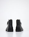 Black Natural Leather Boots