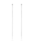 Pin Up Threader Chain Earrings - Silver