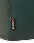 Leather Mini Twist Lock Shopper Bag - Pine