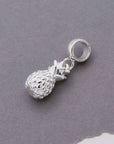 Pineapple Silver Charm