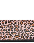 Pink Animal Print Leather Multi Section Purse Brix and Bailey Brand