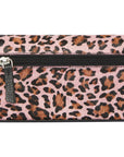 Pink Animal Print Leather Multi Section Purse Brix and Bailey Brand