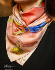 Pink Lady Silk Scarf