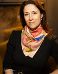 Pink Lady Silk Scarf