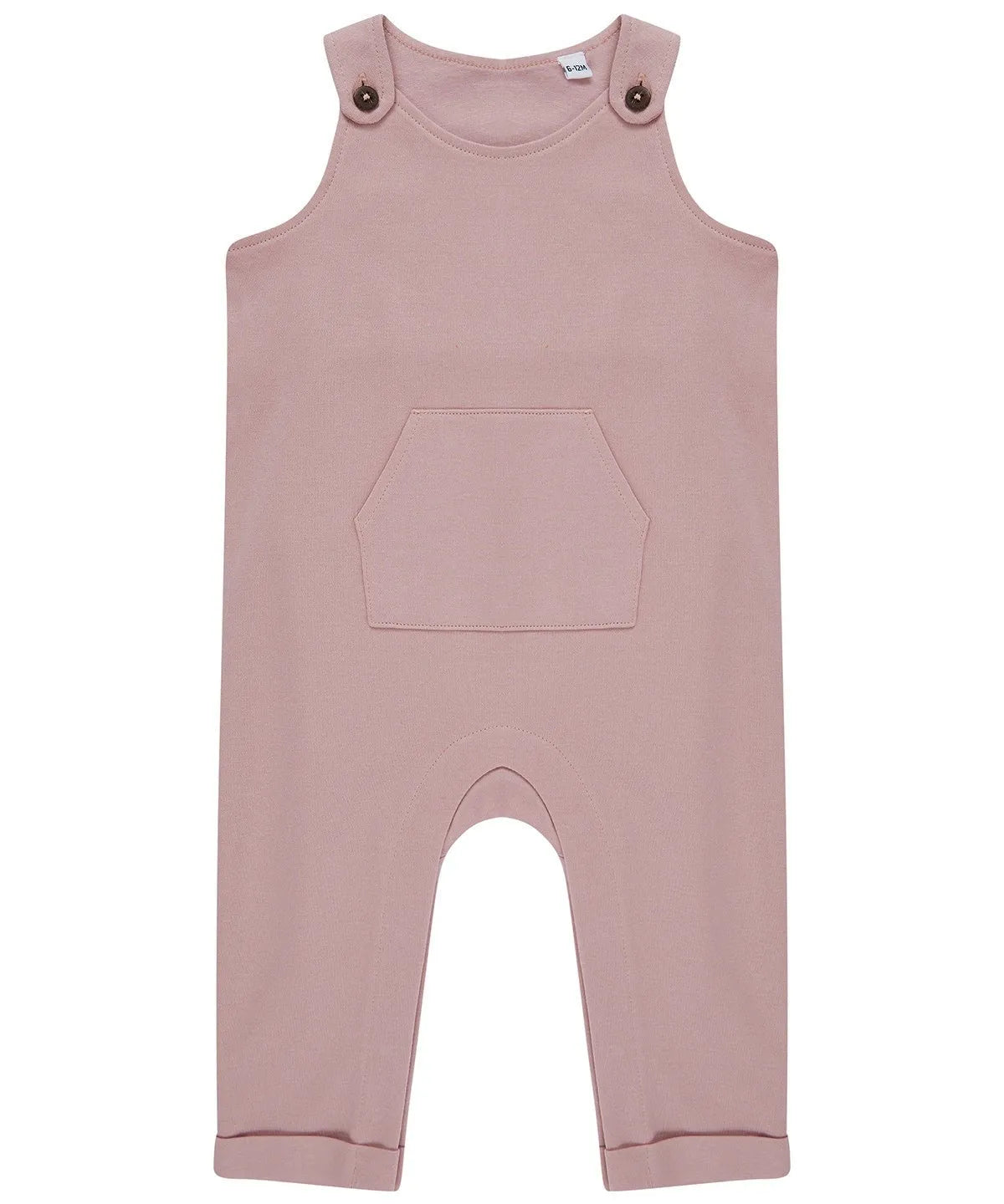 Organic Cotton Dungarees for Kids with Horn-Button Fastening and Kangaroo Pocket, Sustainable and Certified by Flossie & George at brixbailey.com