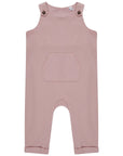 Organic Cotton Dungarees for Kids with Horn-Button Fastening and Kangaroo Pocket, Sustainable and Certified by Flossie & George at brixbailey.com