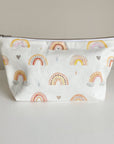 Nappy and wipes pouch - Beau Rainbow Print