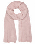 Baby Pink Handwoven Knit Alpaca Scarf