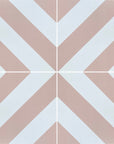 Pink stripe porcelain tile, premium durable anti-slip outdoor indoor chevron pattern, trending luxury ceramic wall floor tile by Maria Starling Design at brixbailey.com