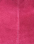 Raspberry Suede Leather Hobo Boho Shoulder Bag Brix and Bailey Ethical Handbag Brand
