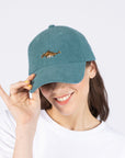 Petrol Blue Corduroy Dad Cap