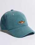 Petrol Blue Corduroy Dad Cap