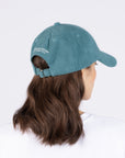 Petrol Blue Corduroy Dad Cap