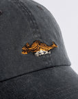 Black Denim Pippi Dad Cap for Adults