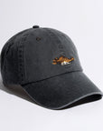 Black Denim Pippi Dad Cap for Adults