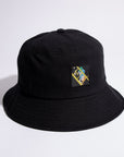 Black Bucket Hat Inspired by Pippi Longstocking
