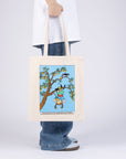 Upside Down Cotton Canvas Tote Bag