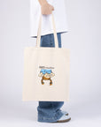 Upside Down Cotton Canvas Tote Bag