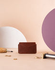 Sleek Minimalist Leather Card Pouch – Durable & Stylish by Craftory at brixbailey.com