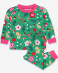 Premium Organic Cotton Kids Pajama Set with Adorable Forest Animal Print, GOTS Certified, Soft and Comfortable Sleepwear by Toby Tiger at brixbailey.com
