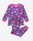 Premium Organic Cotton Kids Pajamas with Horse Print, Soft and Comfortable Sleepwear for Children by Toby Tiger at brixbailey.com