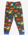 Premium GOTS Certified Organic Cotton Kids Pajamas with Fun Vehicle Print, Soft and Eco-Friendly Two-Piece Sleepwear for Car Lovers by Toby Tiger at brixbailey.com