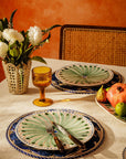 Atlántico Iraca Woven Placemat, Blue - Set of 4