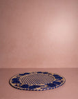 Atlántico Iraca Woven Placemat, Blue - Set of 4