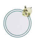 Classic Green Round Placemats - Set of 4