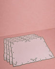Green Blossom Rectangular Placemats - Set of 4