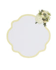 Yellow Trim Placemats - Set of 4