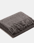Natural Superfine Alpaca Wool Boucle Throw