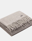 Natural Superfine Alpaca Wool Boucle Throw