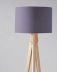 Plain Aubergine Lampshade – Handmade UK, Purple Ceiling or Table Lamp Shade | Made to Order
