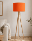 Plain Bright Orange Lampshade – Handmade UK, Ceiling or Table Lamp Shade | Made to Order