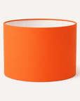 Plain Bright Orange Lampshade – Handmade UK, Ceiling or Table Lamp Shade | Made to Order