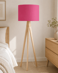 Plain Cerise Pink Lampshade – Handmade UK, Ceiling or Table Lamp Shade | Made to Order