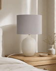 Plain Dove Grey Lampshade – Handmade UK, Ceiling or Table Lamp Shade | Made to Order