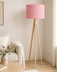 Plain Dusty Rose Lampshade – Handmade UK, Pink Ceiling or Table Lamp Shade | Made to Order