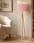 Plain Dusty Rose Lampshade – Handmade UK, Pink Ceiling or Table Lamp Shade | Made to Order