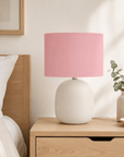 Plain Dusty Rose Lampshade – Handmade UK, Pink Ceiling or Table Lamp Shade | Made to Order