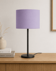 Plain Lavender Lampshade – Handmade UK, Lilac Ceiling or Table Lamp Shade | Made to Order