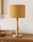 Plain Mustard Lampshade – Handmade UK, Yellow Ceiling or Table Lamp Shade | Made to Order