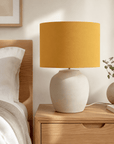 Plain Mustard Lampshade – Handmade UK, Yellow Ceiling or Table Lamp Shade | Made to Order