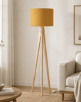 Plain Mustard Lampshade – Handmade UK, Yellow Ceiling or Table Lamp Shade | Made to Order
